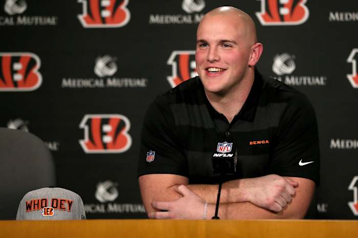 Price at his introductory presser after being selected in 2018.